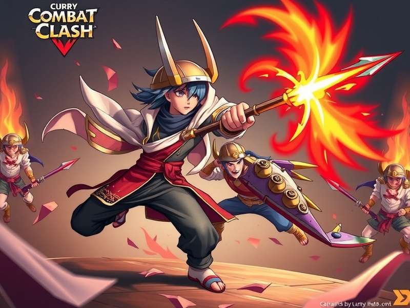 Curry Combat Clash Gameplay Screenshot - Two Fighters Clashing with Spice Abilities